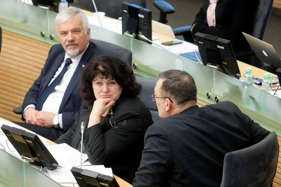 Dėl „darbiečių“ neliečiamybės – Seime sumaištis, klausimas atidėtas