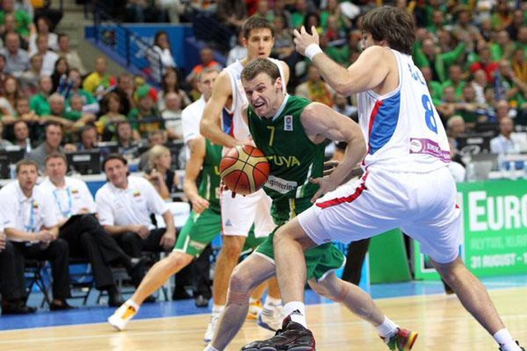 Džiaugsmingas antrojo etapo startas - Lietuva - Serbija: 100:90