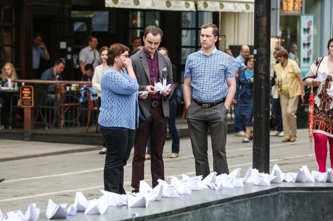 Protestas dėl atleisto „Verslios Lietuvos“ vadovo persikėlė į Kauną