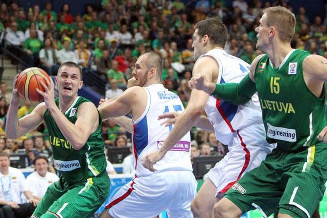 Džiaugsmingas antrojo etapo startas - Lietuva - Serbija: 100:90