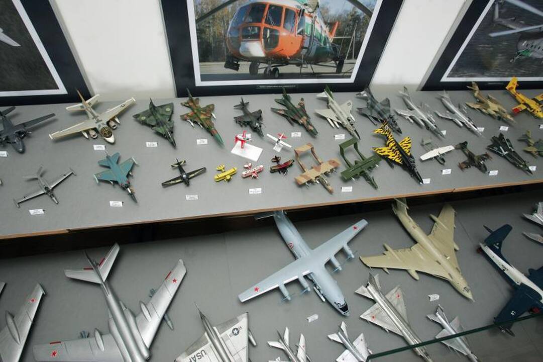 Aviacijos muziejuje puikuojasi apie 700 lėktuvų modelių  