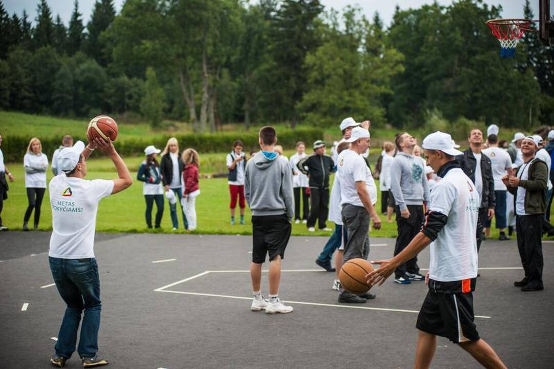 Lietuvos žmonių partija surengė pirmąjį sąskrydį 