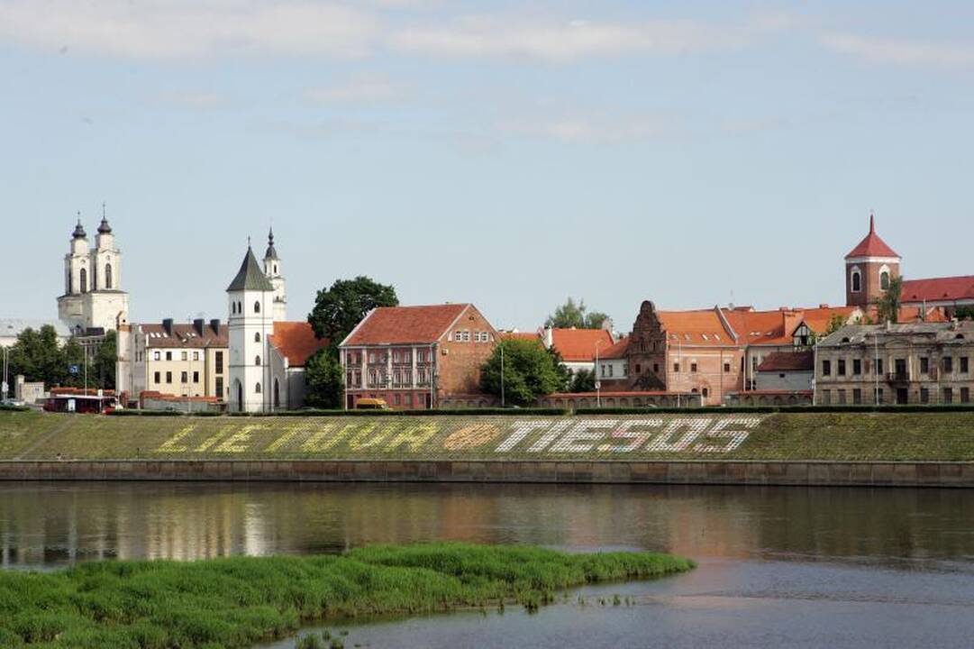 Žodis „Tiesos" atsirado Nemuno krantinėje, Ąžuolyne, prie savivaldybės