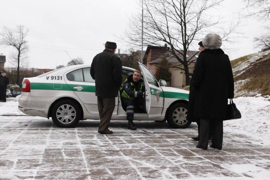 A. Sniečkaus gimimo metinės: raudoni gvazdikai, policija ir tortas