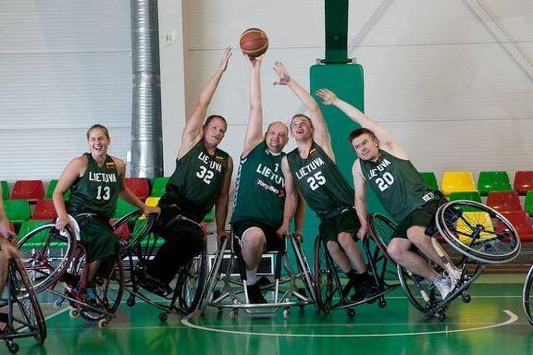 Krepšinio vežimėliuose rinktinė sužais pirmąsias čempionato rungtynes