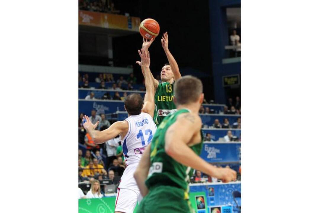 Džiaugsmingas antrojo etapo startas - Lietuva - Serbija: 100:90