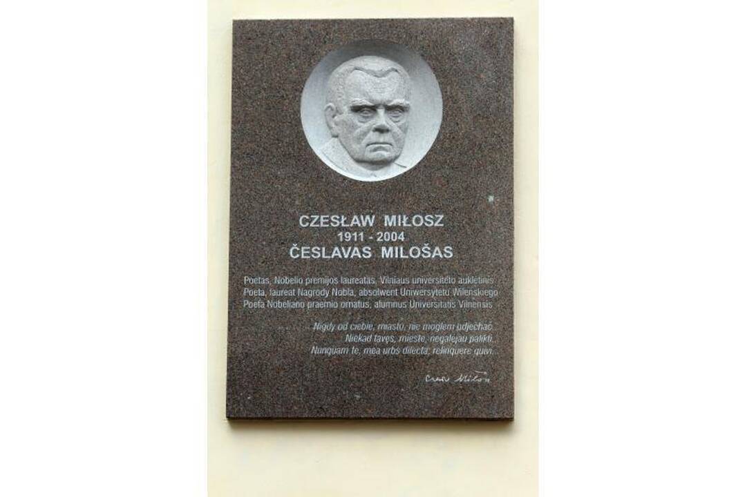 Č. Milošas - pasaulio pilietis, jungiantis lietuvių ir lenkų tautas 
