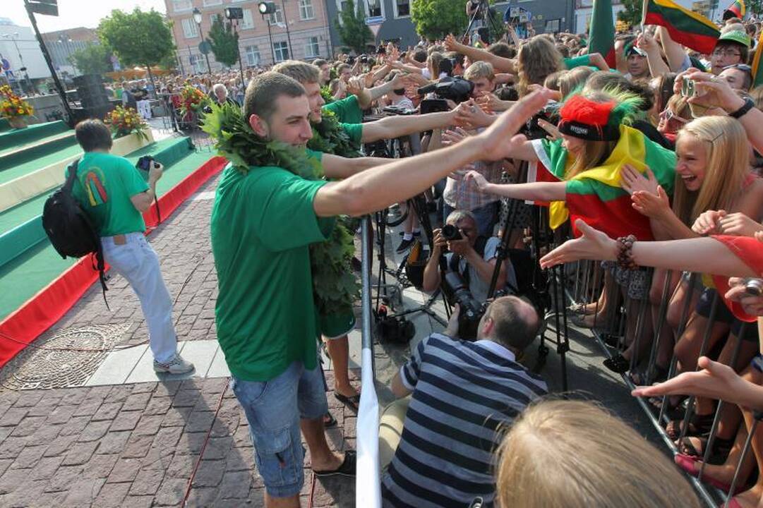 Vilniuje sutikti jaunieji čempionai (atnaujinta)