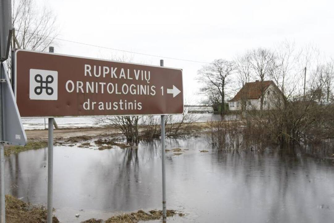 Potvynis Šilutės rajone pamažu traukiasi