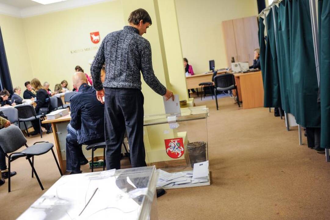Trečiadienį Kaune iš anksto balsavo per tūkstantį rinkėjų