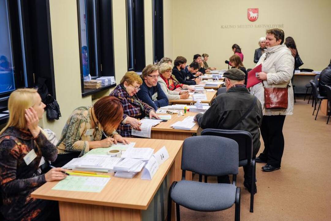 Trečiadienį Kaune iš anksto balsavo per tūkstantį rinkėjų