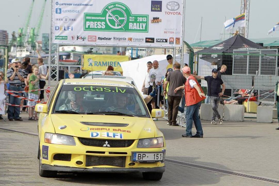 Klaipėdoje finišavę žurnalistai ralio adrenaliną gesins džiazu