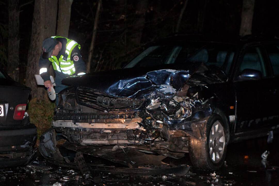 Vilniuje susidūrus dviem automobiliams nukentėjo mažametis