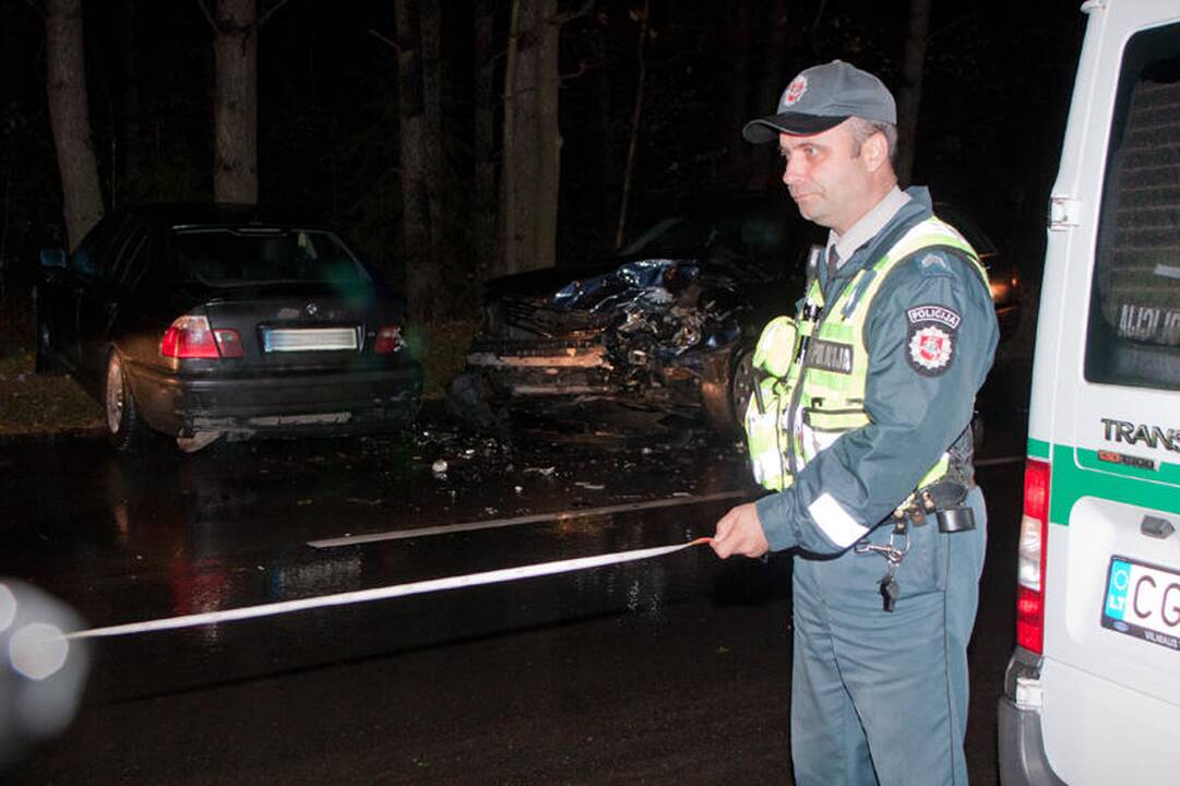 Vilniuje susidūrus dviem automobiliams nukentėjo mažametis