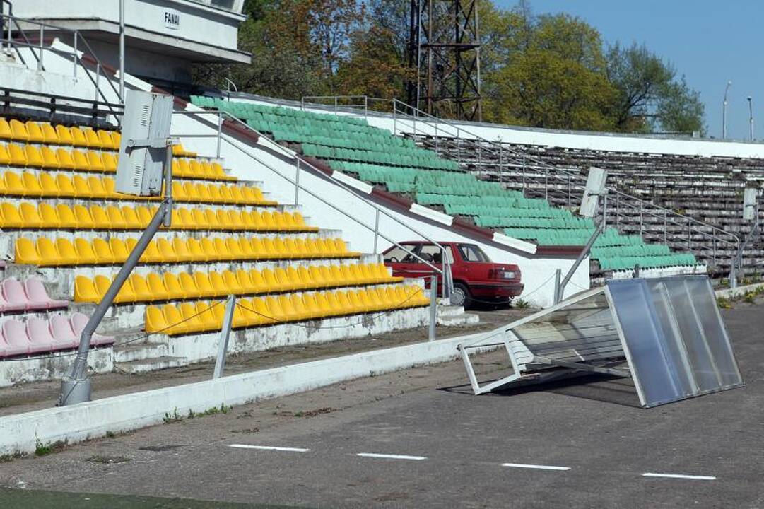 Vandalai nuniokojo Vilniaus „Žalgirio“ stadioną