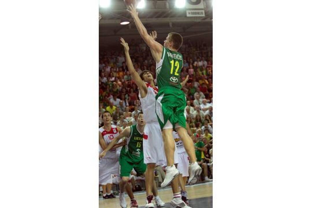 Jaunučių čempionato finalas: Lietuva - Ispanija 64:70