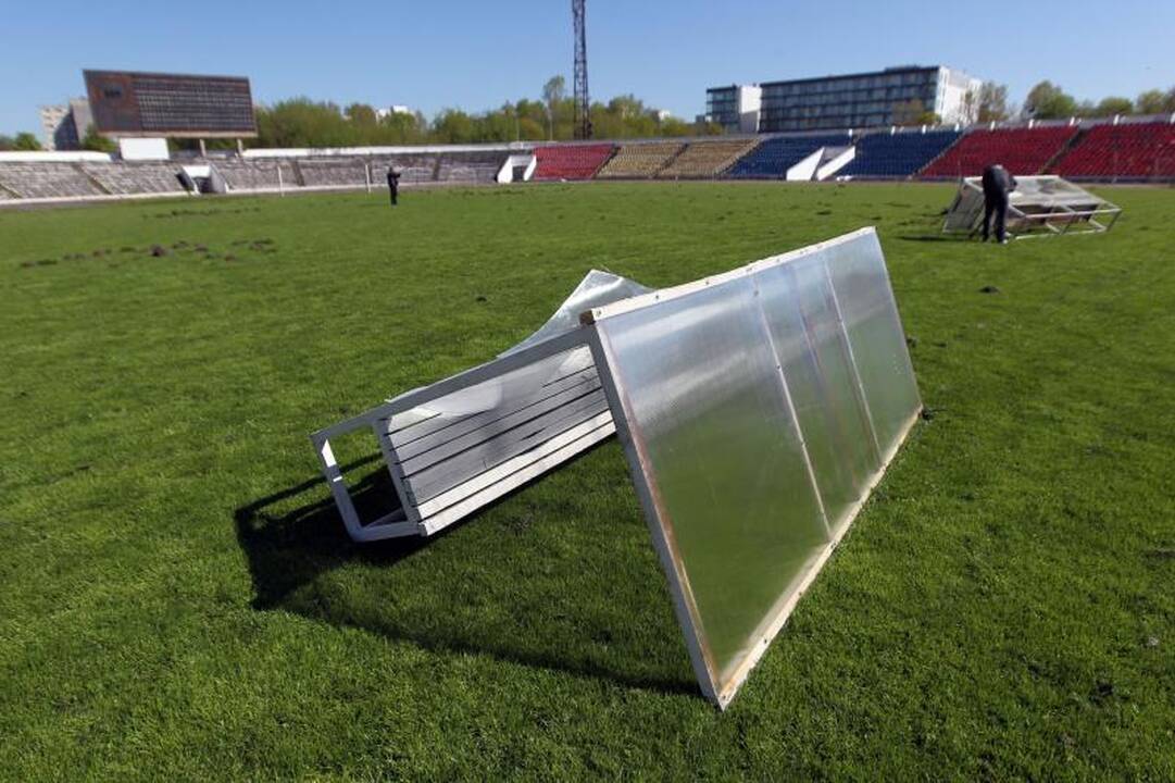 Vandalai nuniokojo Vilniaus „Žalgirio“ stadioną