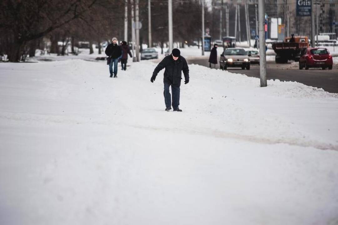 Per savaitgalį pūga surijo trečdalį druskos atsargų
