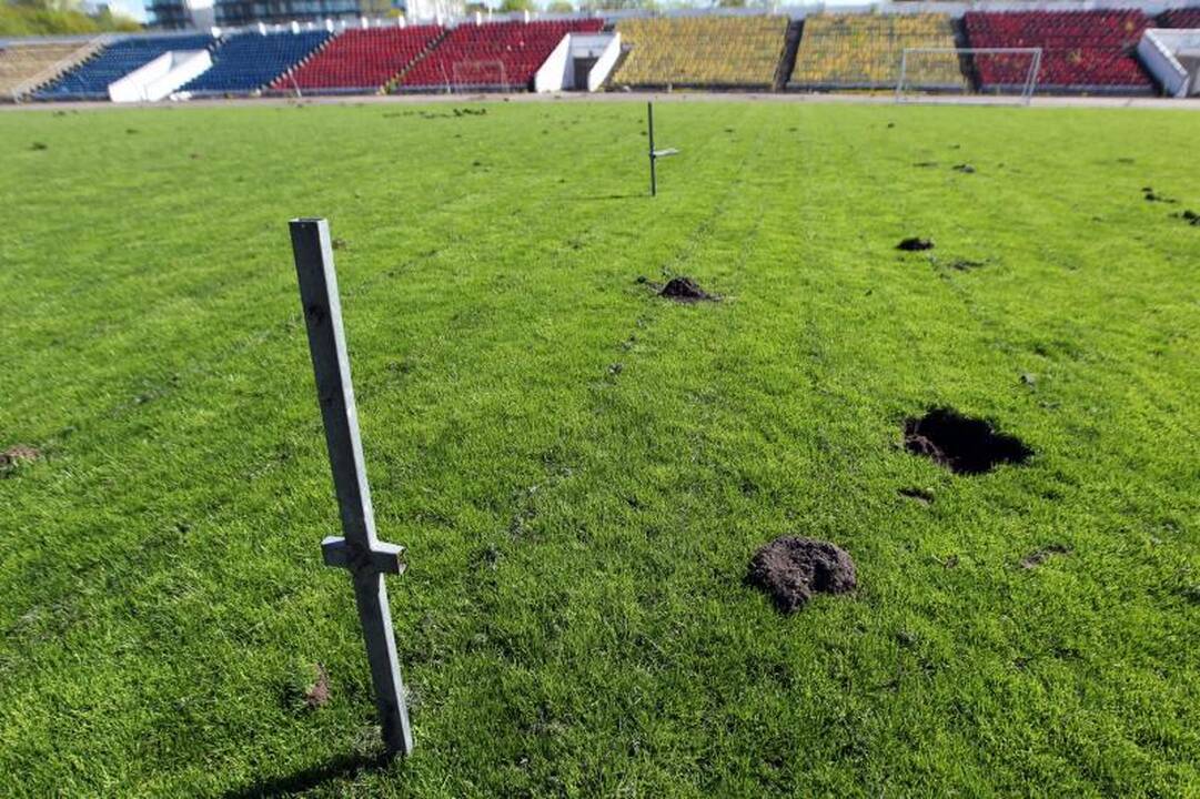 Vandalai nuniokojo Vilniaus „Žalgirio“ stadioną
