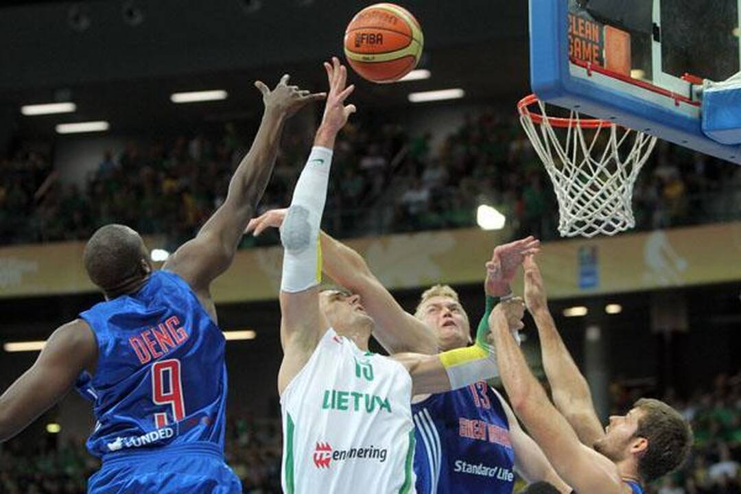Pirmasis iššūkis: Lietuva - Didžioji Britanija 80:69