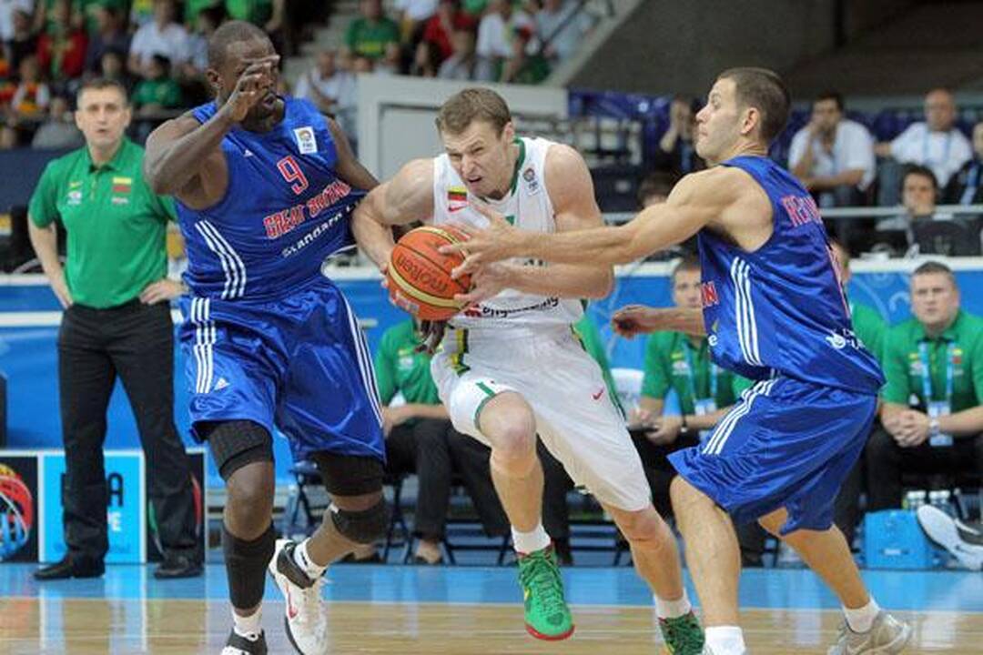 Pirmasis iššūkis: Lietuva - Didžioji Britanija 80:69