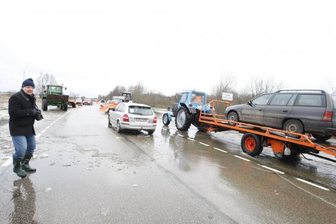Potvynis Šilutės rajone pamažu traukiasi