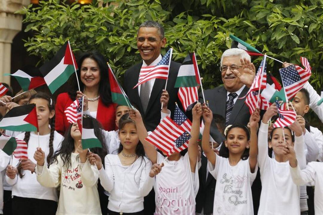 B.Obama aplankė Viešpaties gimimo bažnyčią Betliejuje