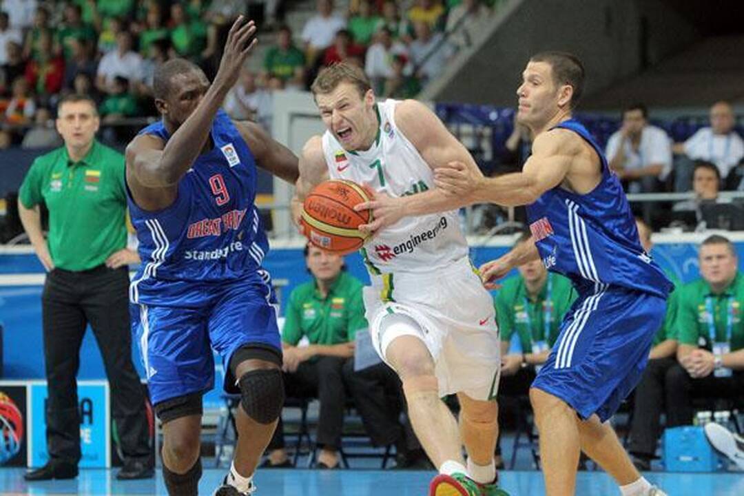 Pirmasis iššūkis: Lietuva - Didžioji Britanija 80:69