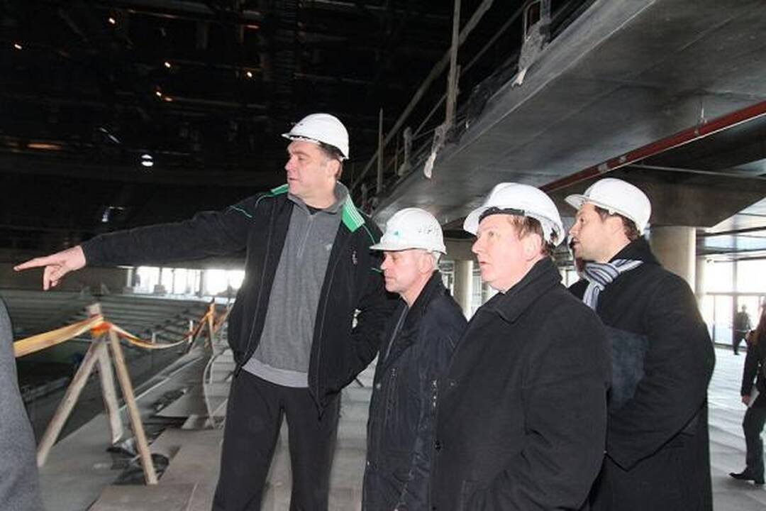 „Žalgirio“ areną apžiūrėjo Arvydas Sabonis