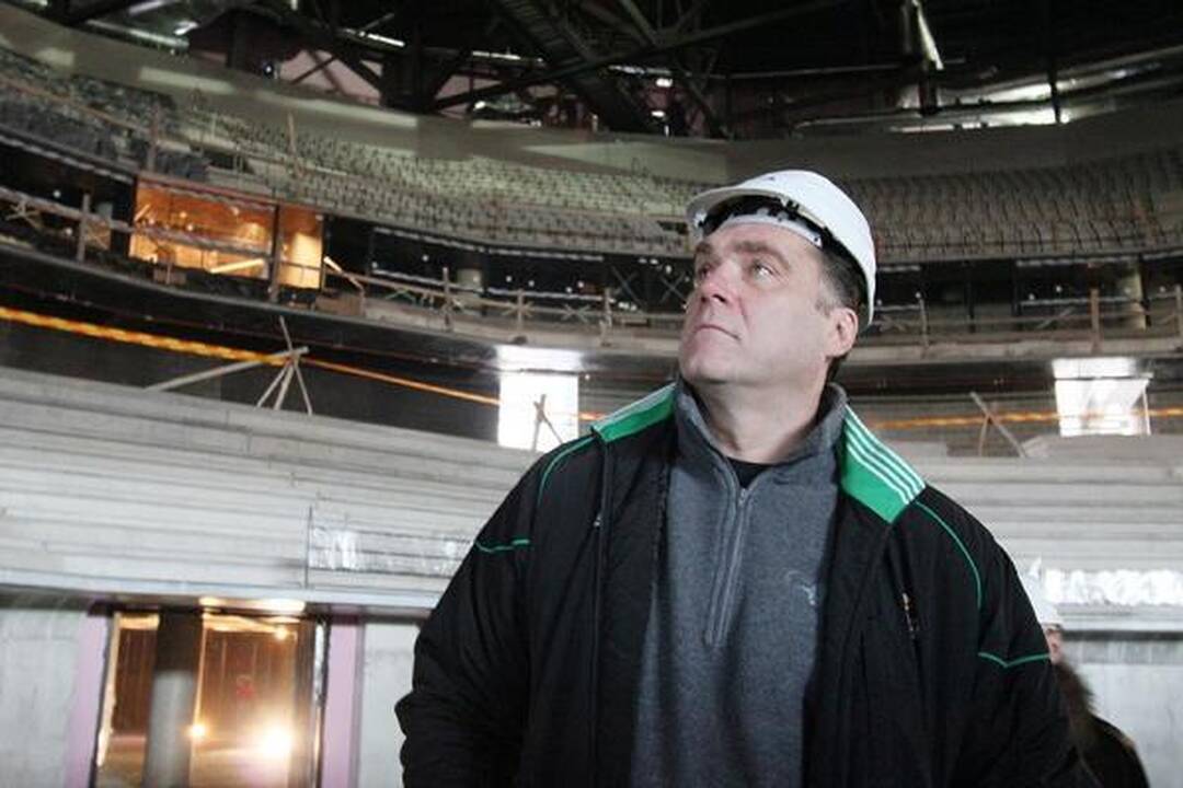 „Žalgirio“ areną apžiūrėjo Arvydas Sabonis