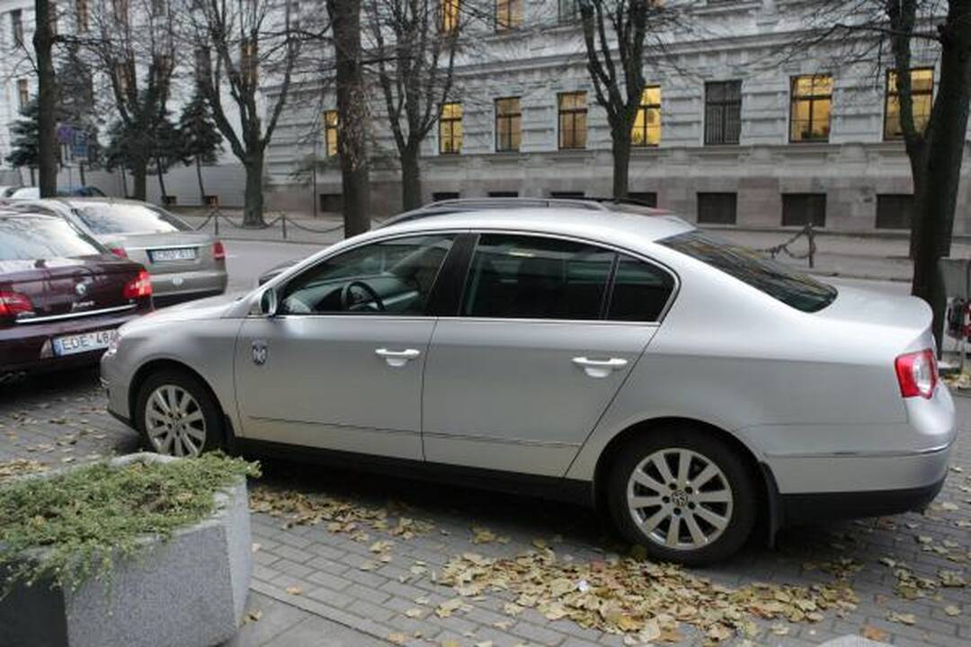 Prie ministerijos - prabangių tarnybinių mašinų paradas
