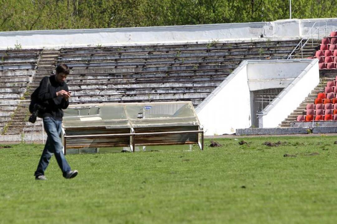 Vandalai nuniokojo Vilniaus „Žalgirio“ stadioną