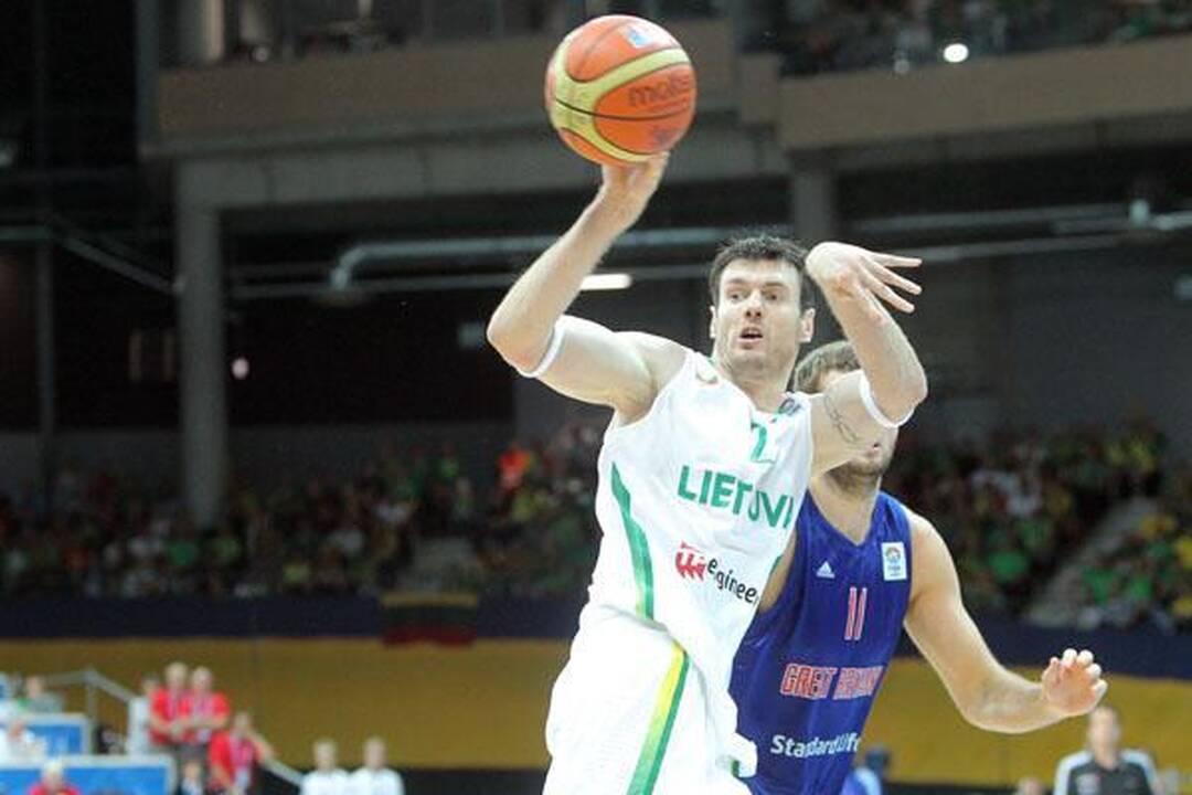 Pirmasis iššūkis: Lietuva - Didžioji Britanija 80:69