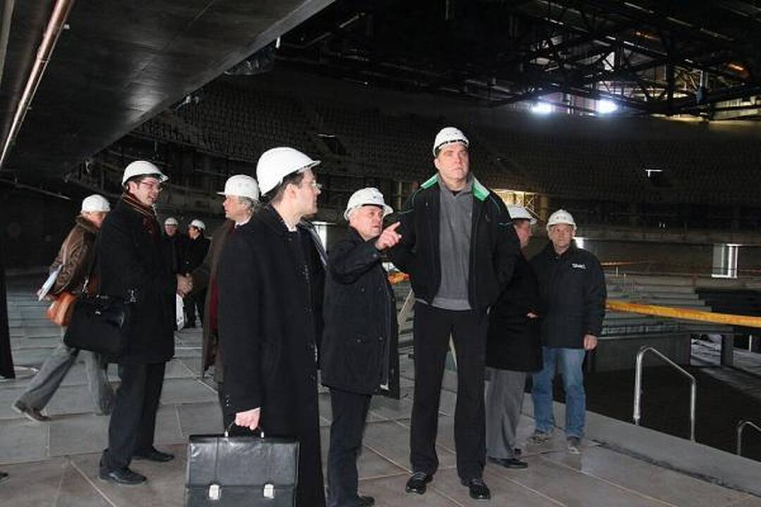 „Žalgirio“ areną apžiūrėjo Arvydas Sabonis
