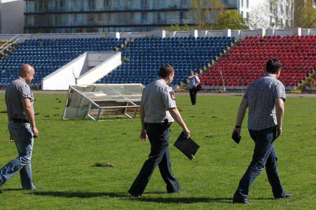 Vandalai nuniokojo Vilniaus „Žalgirio“ stadioną