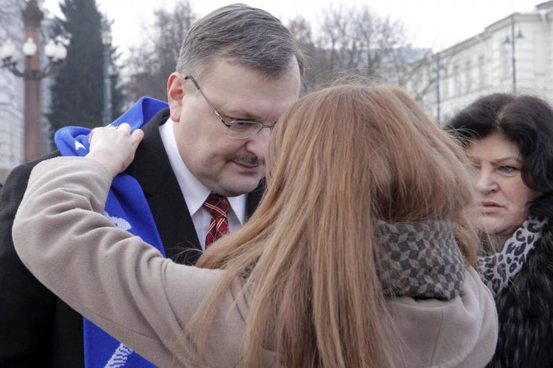 Prie Vilniaus teismo – Darbo partijos rėmėjų protestas (papildyta)