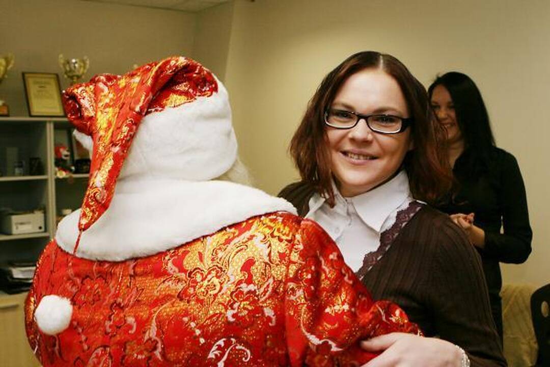 „Klaipėdos“ redakcijoje – Kalėdų senelio sveikinimai
