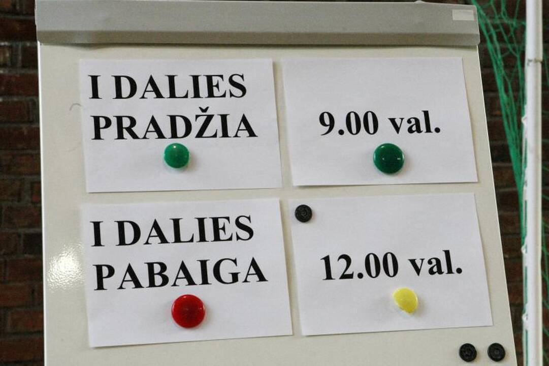 Iš lietuvių kalbos egzamino - tiesiai į ligoninę