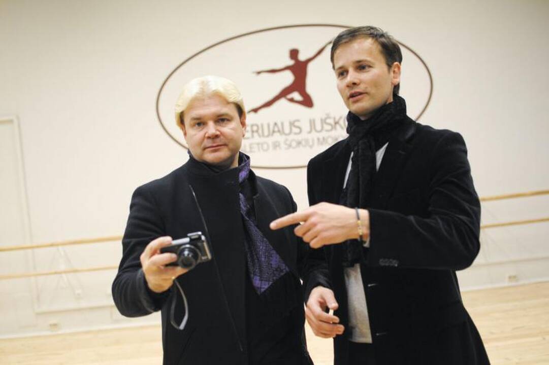 Baleto žvaigždė A.Liepa užsuko į N.Juškos mokyklą