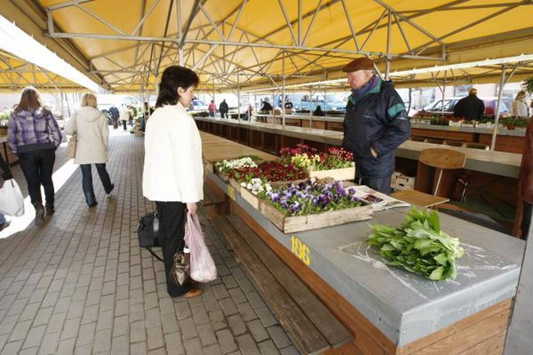Motinos dieną Klaipėdoje suaktyvėjo prekyba gėlėmis