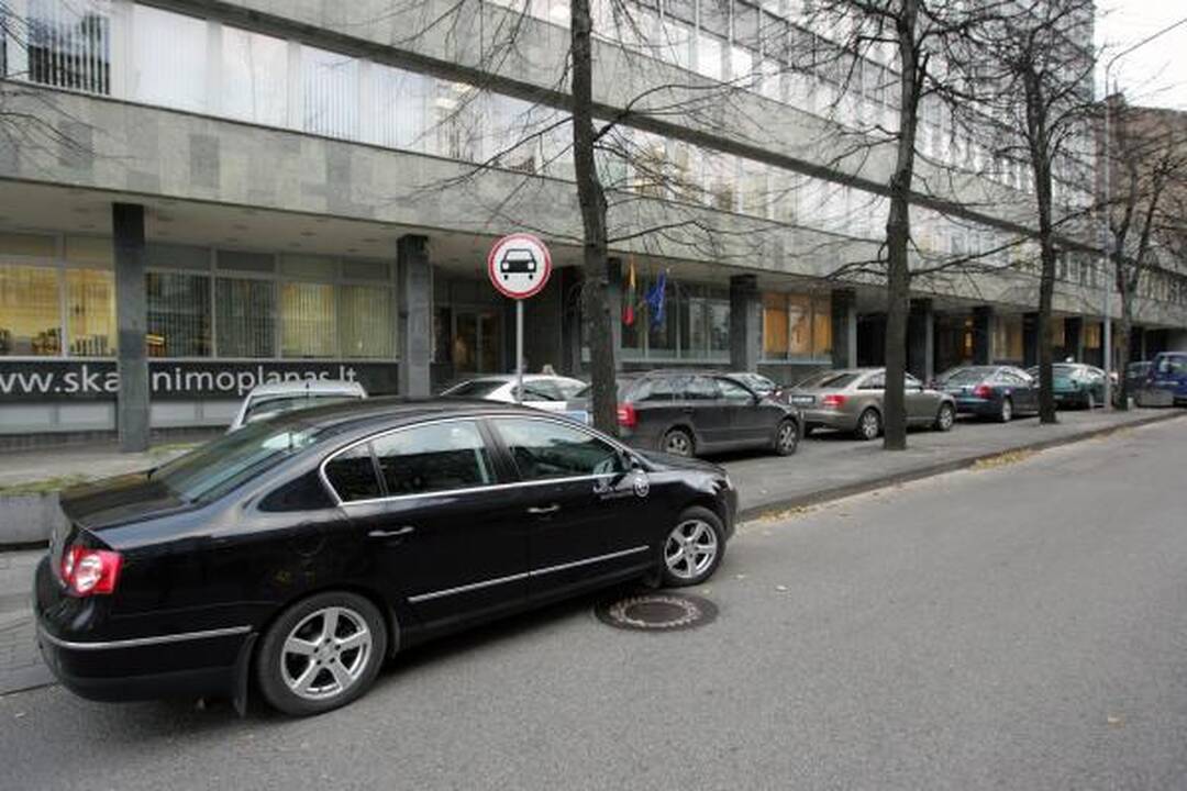 Prie ministerijos - prabangių tarnybinių mašinų paradas