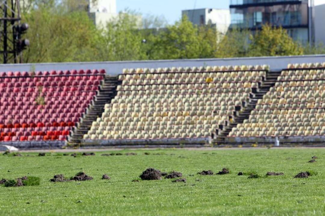 Vandalai nuniokojo Vilniaus „Žalgirio“ stadioną