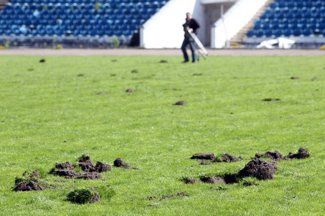 Vandalai nuniokojo Vilniaus „Žalgirio“ stadioną