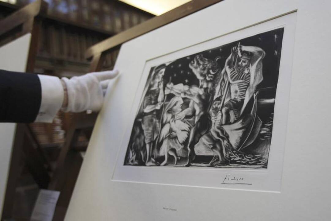 Britų muziejų pasiekė 1,5 milijonų vertės P. Picasso graviūros