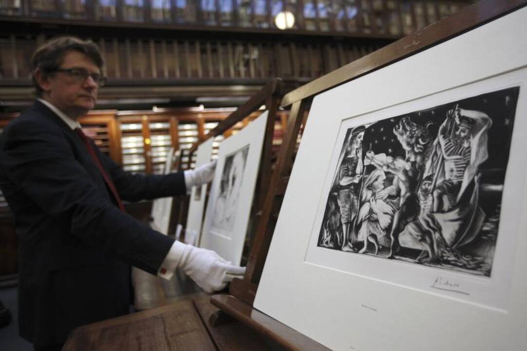 Britų muziejų pasiekė 1,5 milijonų vertės P. Picasso graviūros