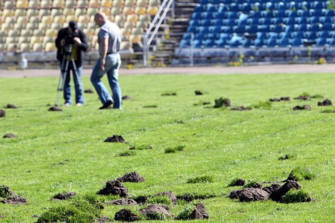Vandalai nuniokojo Vilniaus „Žalgirio“ stadioną