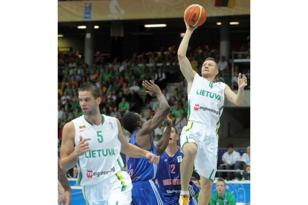 Pirmasis iššūkis: Lietuva - Didžioji Britanija 80:69