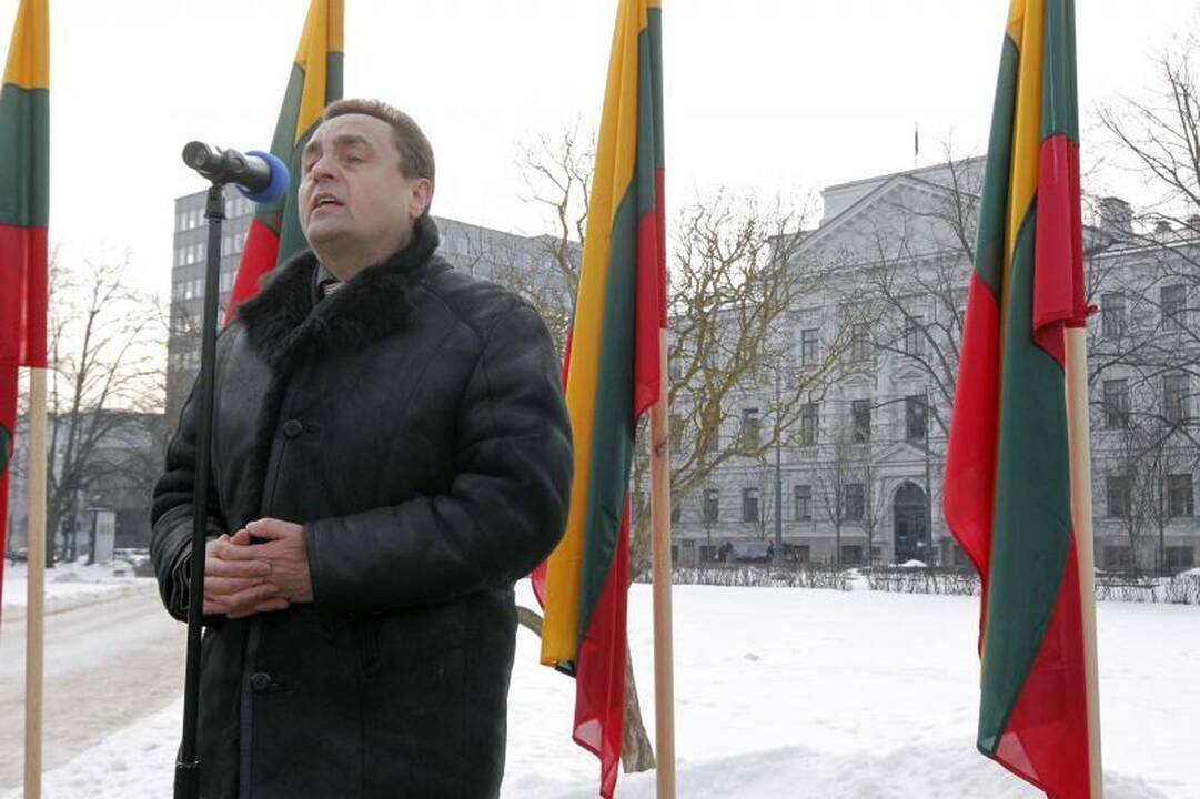 Prie Vilniaus teismo – Darbo partijos rėmėjų protestas (papildyta)