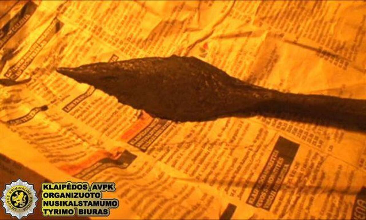 Klaipėdoje sulaikytas įtariamasis juodąja archeologija