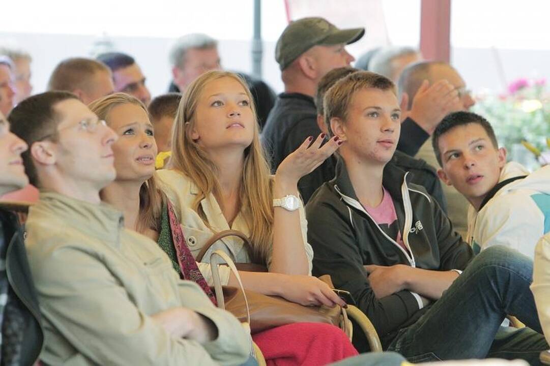 Klaipėdoje – sirgalių aistros dėl Lietuvos rinktinės